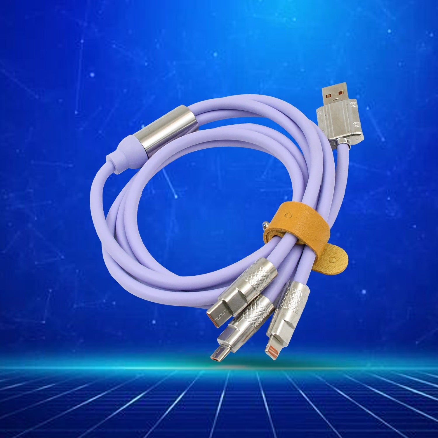 3 in 1 Multi Super Fast Charging Cable (1 Pc) 3 in 1 Multi Super Fast Charging Cable (1 Pc)